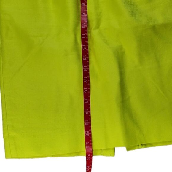 J.Crew Factory Neon Yellow Pencil Skirt - Picture 3 of 4